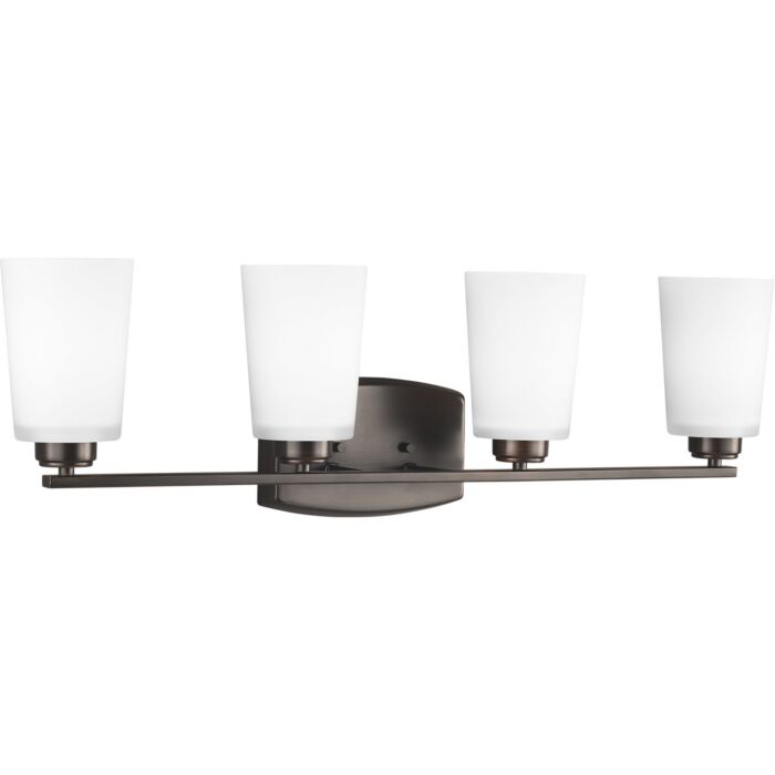 Sea Gull Franport 4 Light 29 Inch Bathroom Vanity Light in Bronze