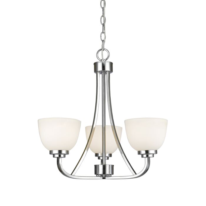 Z Lite Ashton 3 Light Chandelier In Chrome