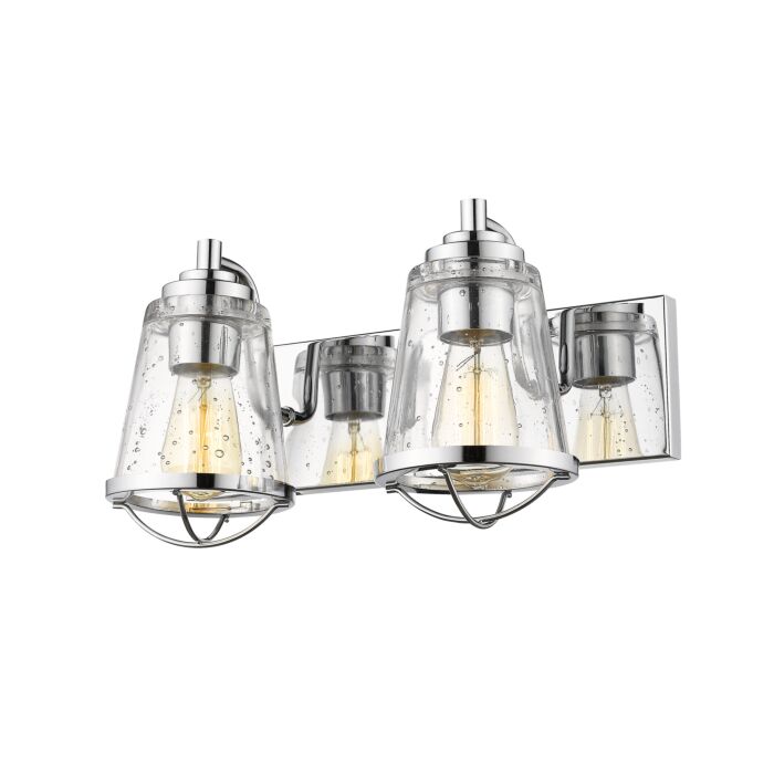 Z Lite Mariner 2 Light Bathroom Vanity Light In Chrome