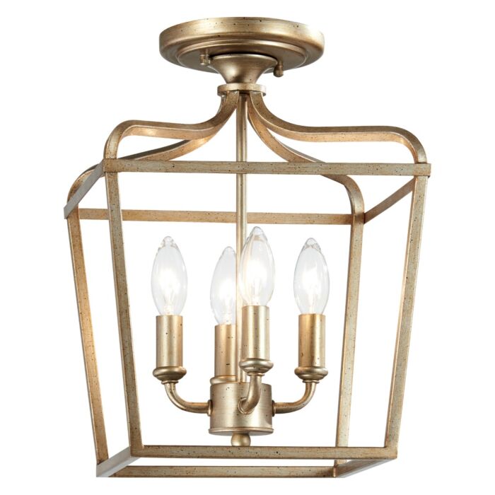 Minka Lavery Laurel Estate 4 Light 10 Inch Pendant Light in Brio Gold