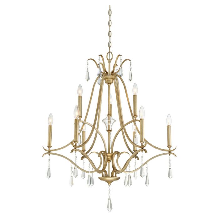 Minka Lavery Laurel Estate 9 Light Chandelier in Brio Gold