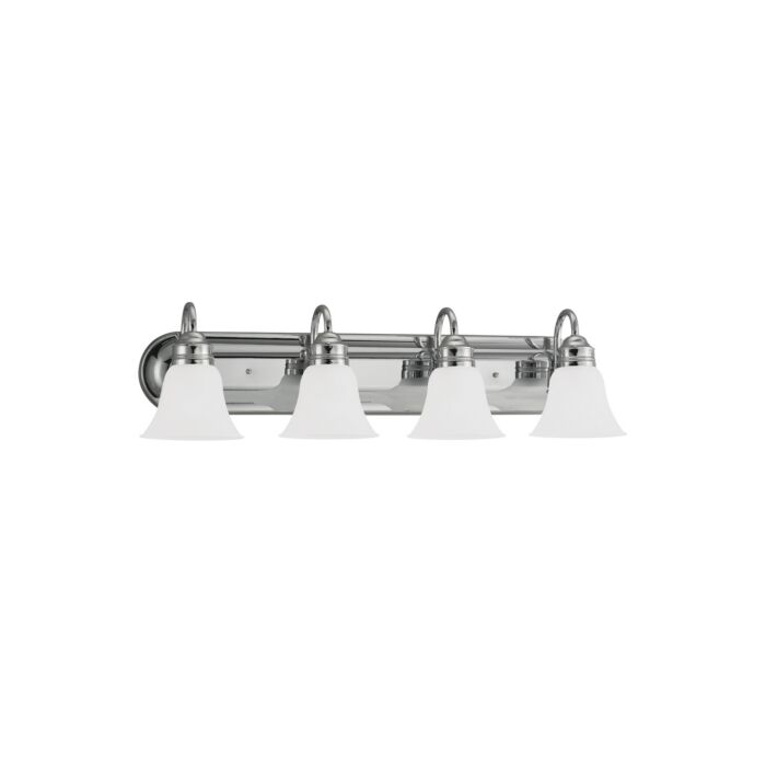 Sea Gull Gladstone 4 Light 33 Inch Bathroom Vanity Light in Chrome