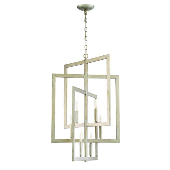 Craftmade Portrait 6 Light 19 Inch Foyer Light in Gold Twilight