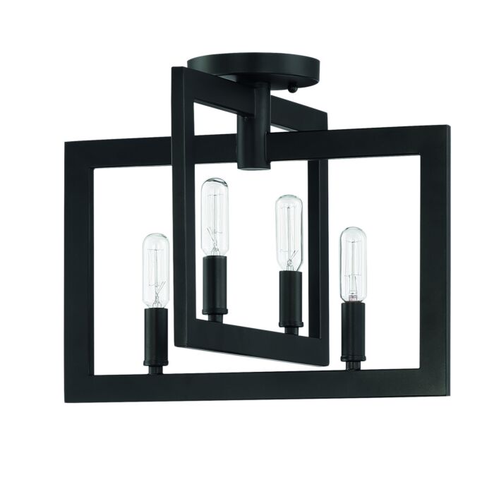 Craftmade Portrait 4 Light 15 Inch Ceiling Light in Espresso