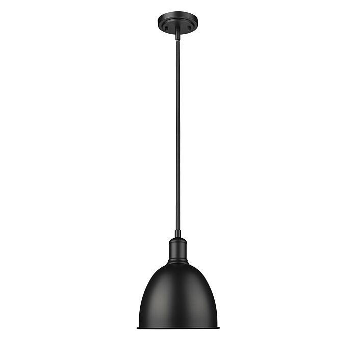 Z Lite Sawyer 1 Light Pendant Light In Matte Black