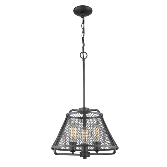 Z Lite Iuka 3 Light Pendant Light In Bronze