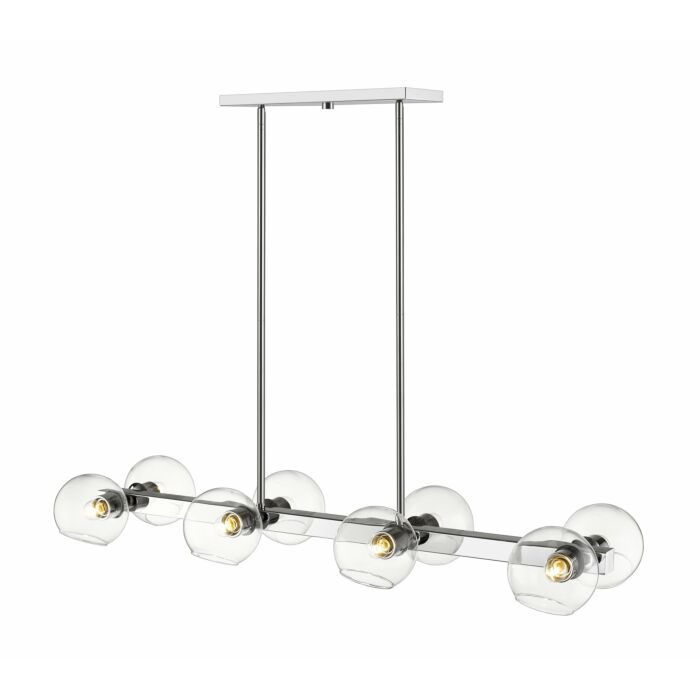 Z Lite Marquee 8 Light Pendant Light In Chrome