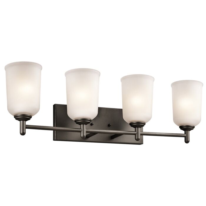 Kichler Shailene 4 Light 4 Arm Bathroom Vanity Light in Olde Bronze
