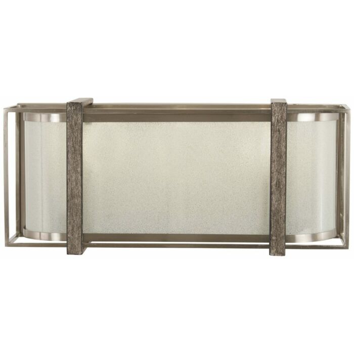 Minka Lavery Tyson's Gate 3 Light 16 Inch Bathroom Vanity Light in Brushed Nickel with Shale Wood