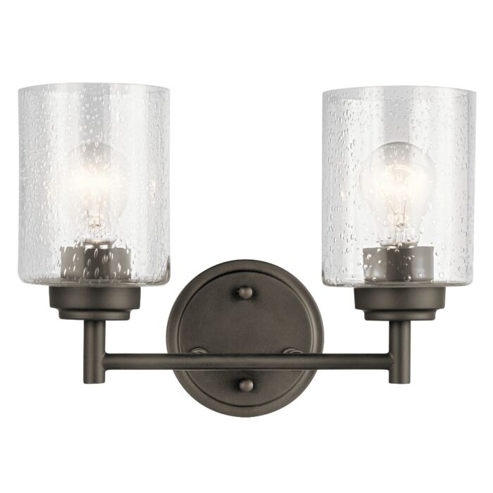 Kichler Winslow Bathroom Vanity Light 2 Light in Olde Bronze