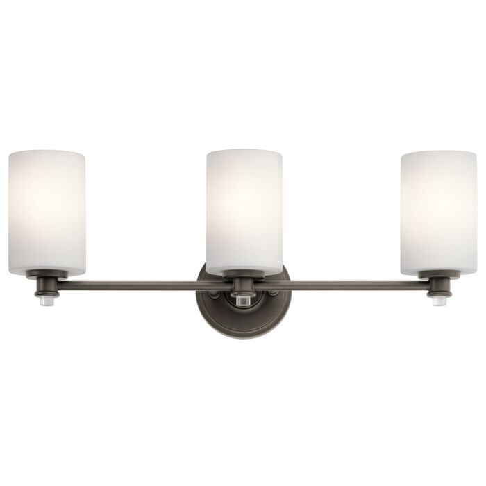 Kichler Joelson 3 Light Bathroom Vanity Light in Olde Bronze