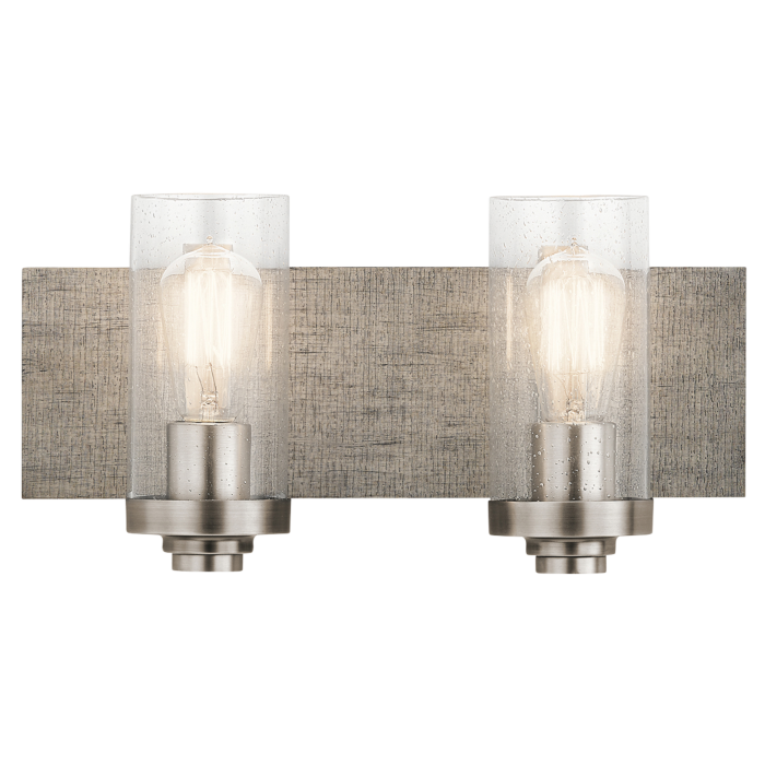 Kichler Dalwood Bathroom Vanity Light 2 Light in Classic Pewter
