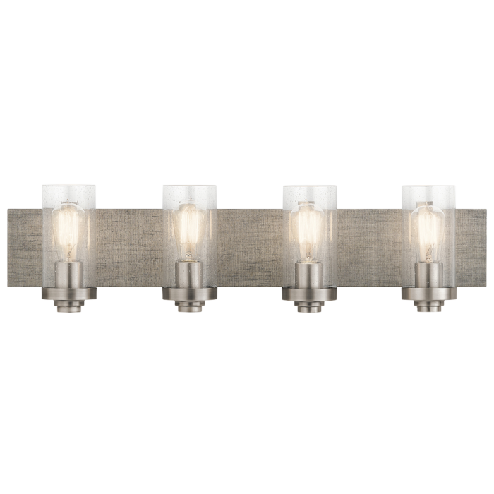 Kichler Dalwood 4 Light Bathroom Vanity Light in Classic Pewter