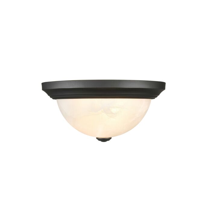Millennium 2 Light Ceiling Light in Matte Black