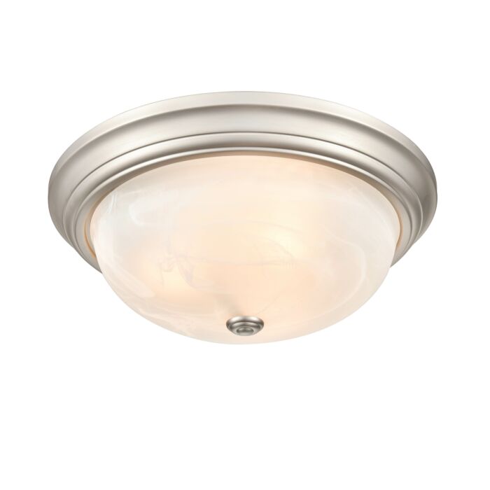 Millennium 3 Light Ceiling Light in Satin Nickel