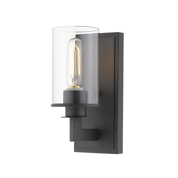 Z Lite Savannah 1 Light Wall Sconce In Bronze