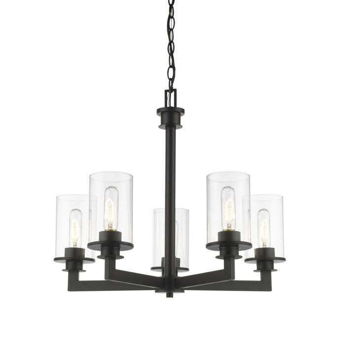 Z Lite Savannah 5 Light Chandelier In Bronze