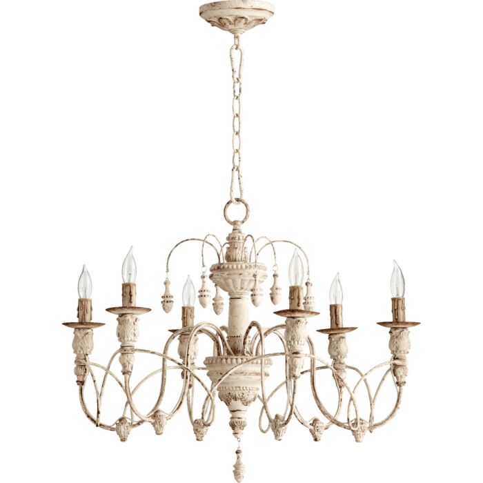 Six Light Chandelier by Quorum