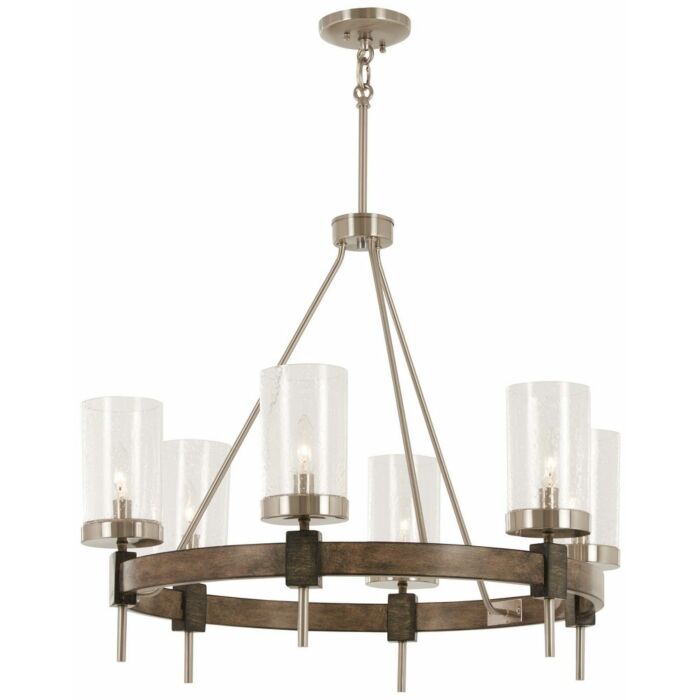 Minka Lavery Bridlewood 6 Light Chandelier in Stone Grey