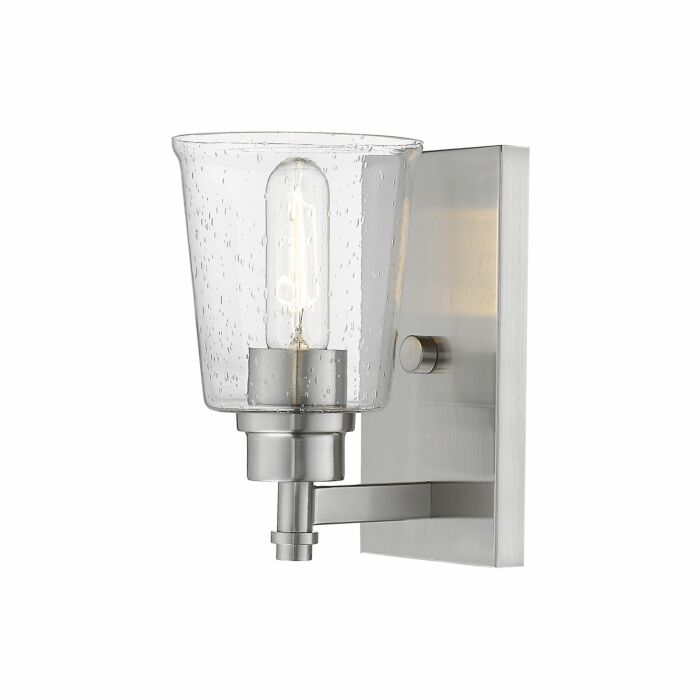 Z Lite Bohin 1 Light Wall Sconce In Brushed Nickel