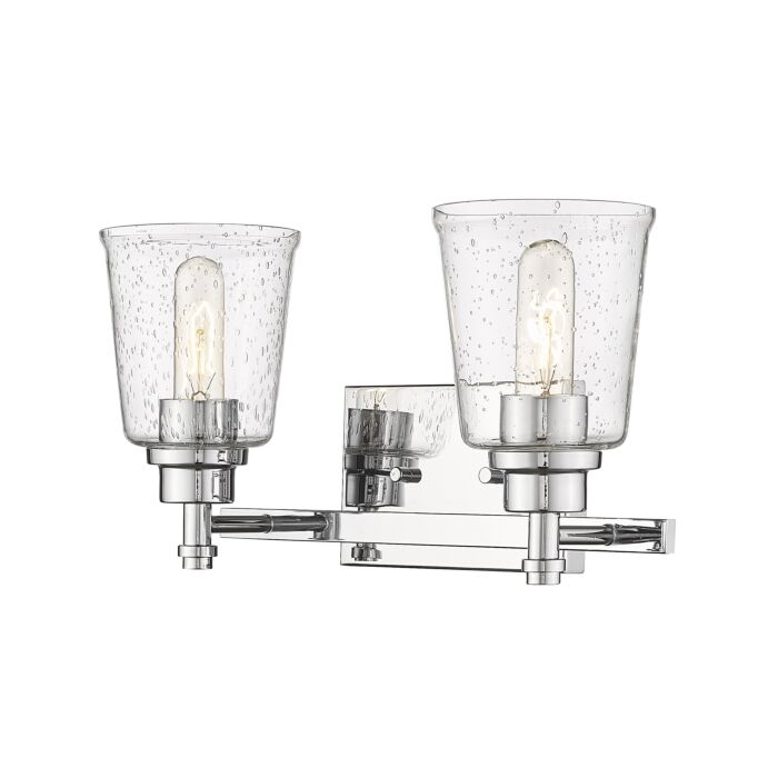 Z Lite Bohin 2 Light Bathroom Vanity Light In Chrome