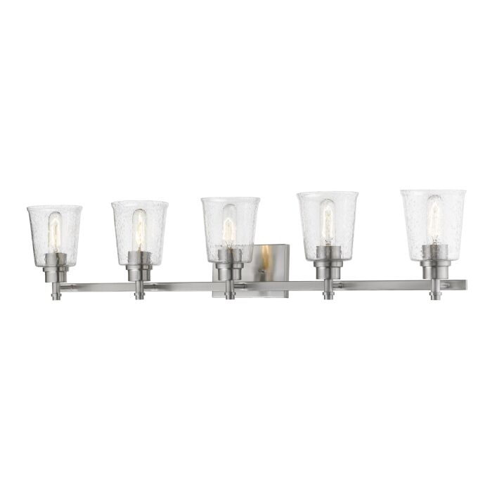 Z Lite Bohin 5 Light Bathroom Vanity Light In Brushed Nickel