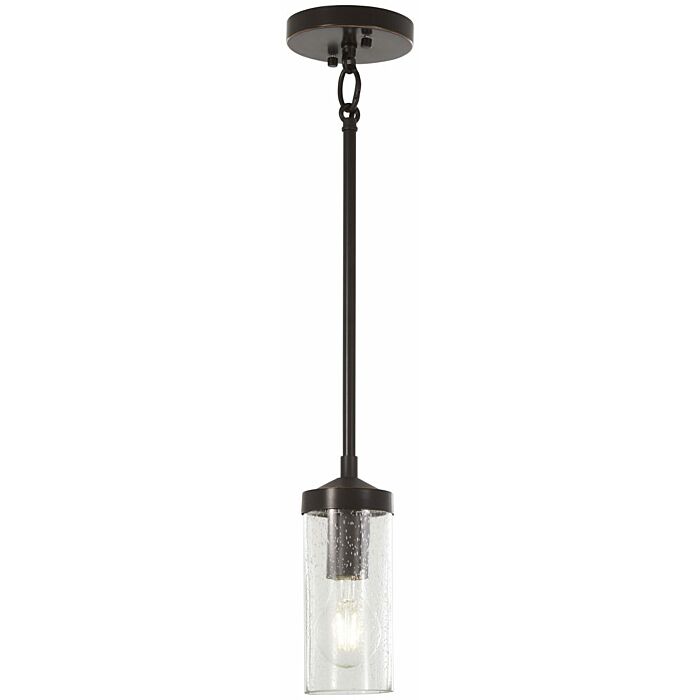 Minka Lavery Elyton 3 Inch Pendant Light in Downton Bronze with Gold Highl