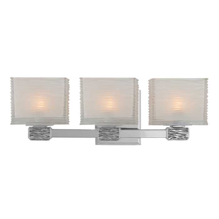 Hudson Valley Hartsdale 3 Light 19 Inch Bathroom Vanity Light in Polished Nickel