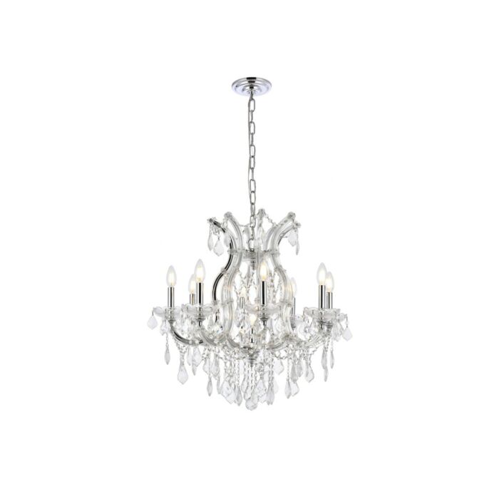 Maria Theresa 9-Light Chandelier in Chrome