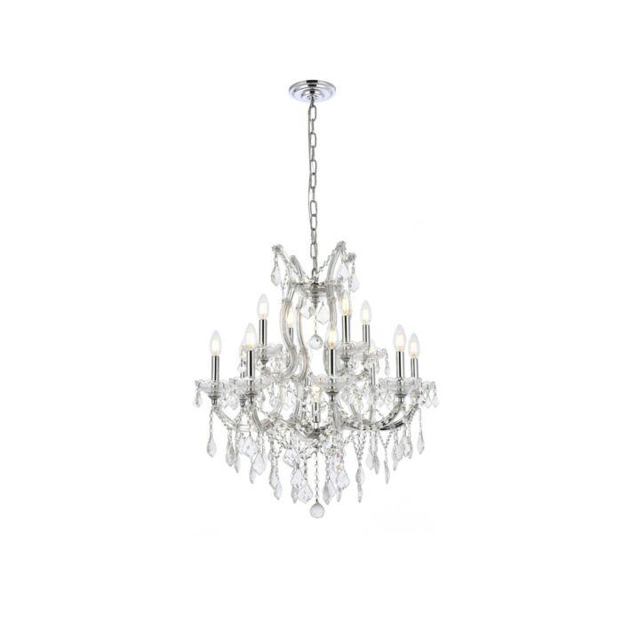 Maria Theresa 13-Light Chandelier in Chrome