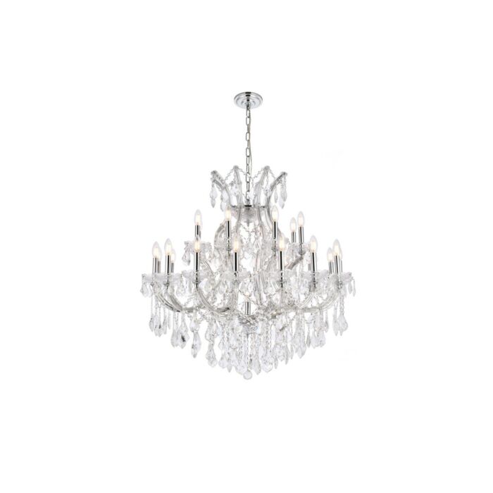 Maria Theresa 24-Light Chandelier in Chrome