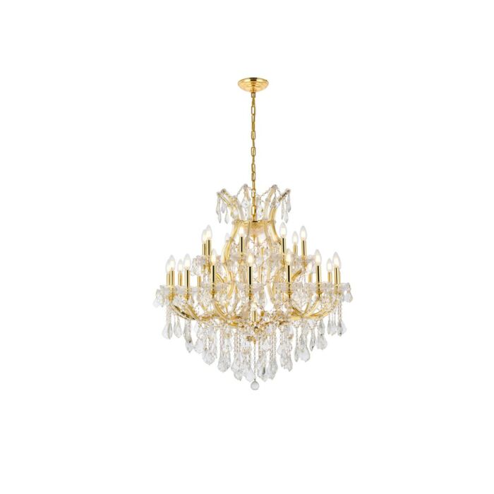 Maria Theresa 24-Light Chandelier in Gold