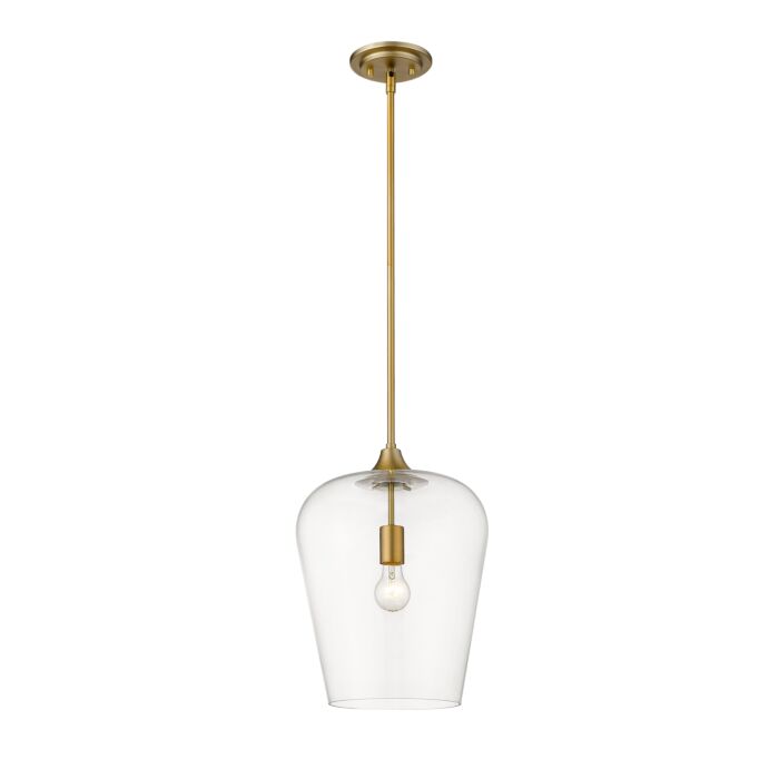 Z Lite Joliet 1 Light Pendant Light In Olde Brass
