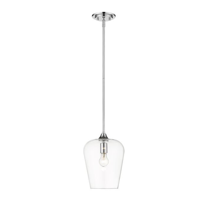 Z Lite Joliet 1 Light Pendant Light In Chrome
