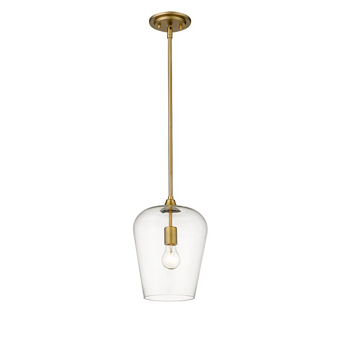 Z Lite Joliet 1 Light Pendant Light In Olde Brass