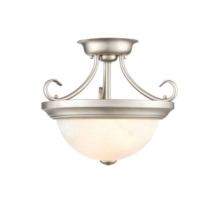 Millennium 2 Light Ceiling Light in Satin Nickel
