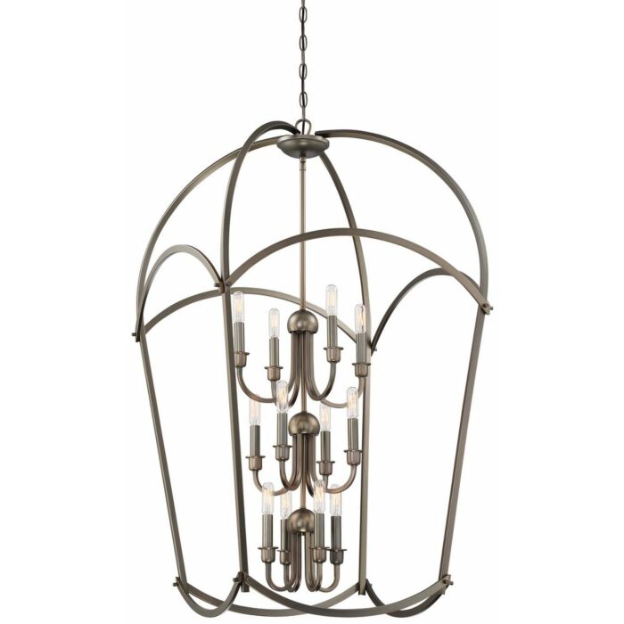 Minka Lavery Jupiter's Canopy 12 Light 25 Inch Pendant Light in Harvard Court Bronze  Plated