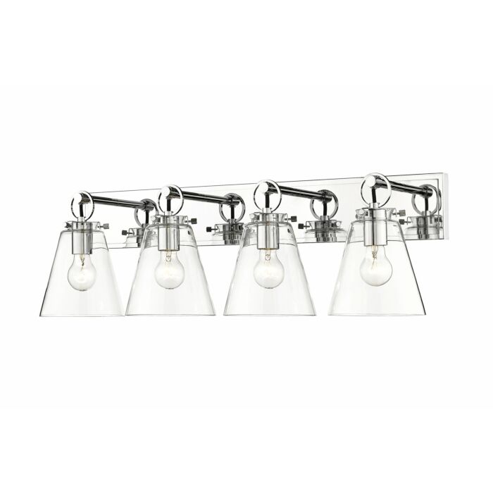 Z Lite Harper 4 Light Bathroom Vanity Light In Chrome
