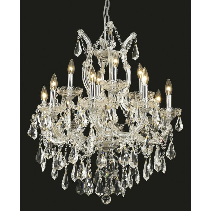 Maria Theresa 13-Light Chandelier in Chrome