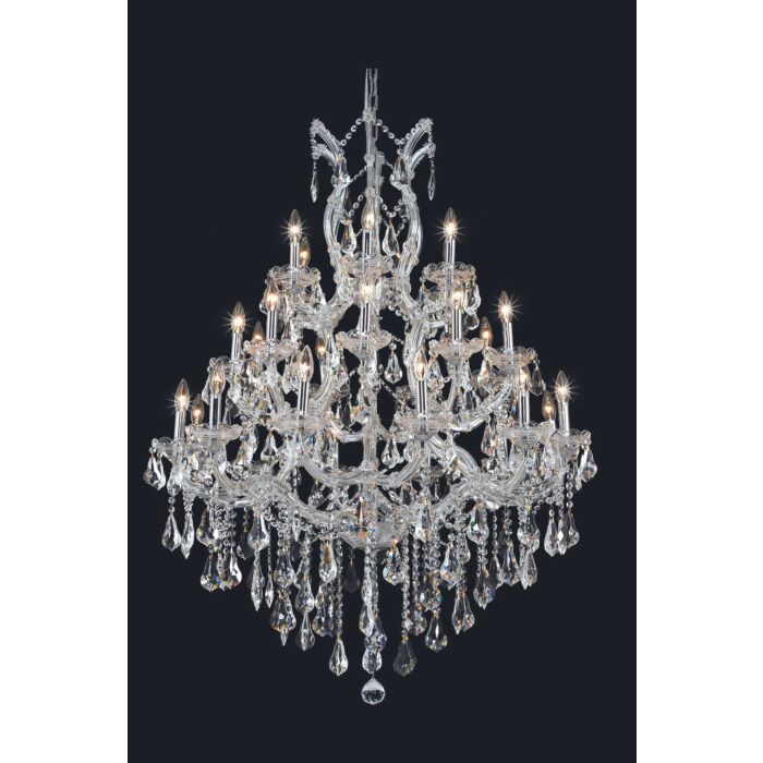 Maria Theresa 28-Light 2Chandelier in Chrome