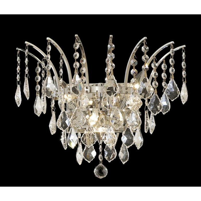 Victoria 3-Light Wall Sconce in Chrome