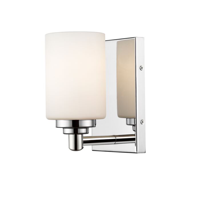Z Lite Soledad 1 Light Wall Sconce In Chrome