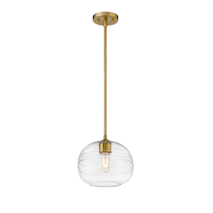 Z Lite Harmony 1 Light Pendant Light In Olde Brass