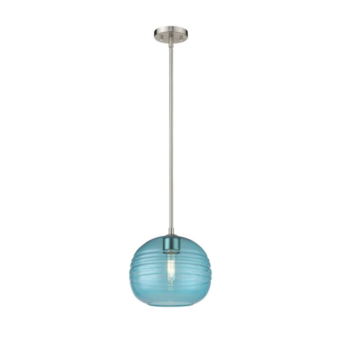 Z Lite Harmony 1 Light Pendant Light In Brushed Nickel