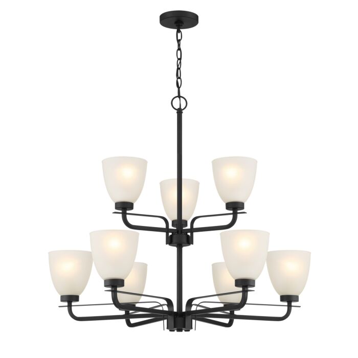 Minka Lavery Kaitlen 9 Light Chandelier in Coal