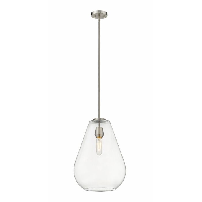 Z Lite Ayra 1 Light Pendant Light In Brushed Nickel