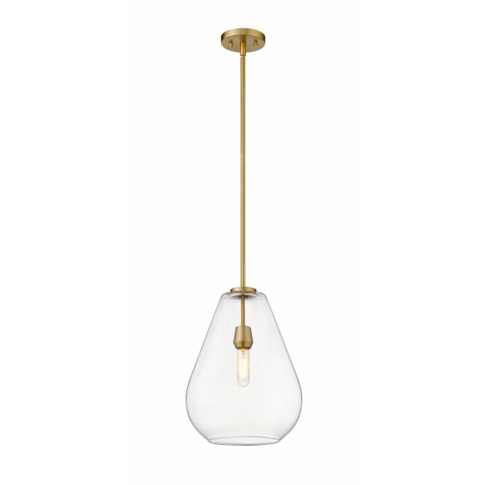 Z Lite Ayra 1 Light Pendant Light In Olde Brass