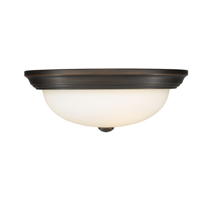 Millennium 3 Light Ceiling Light in Rubbed Bronze