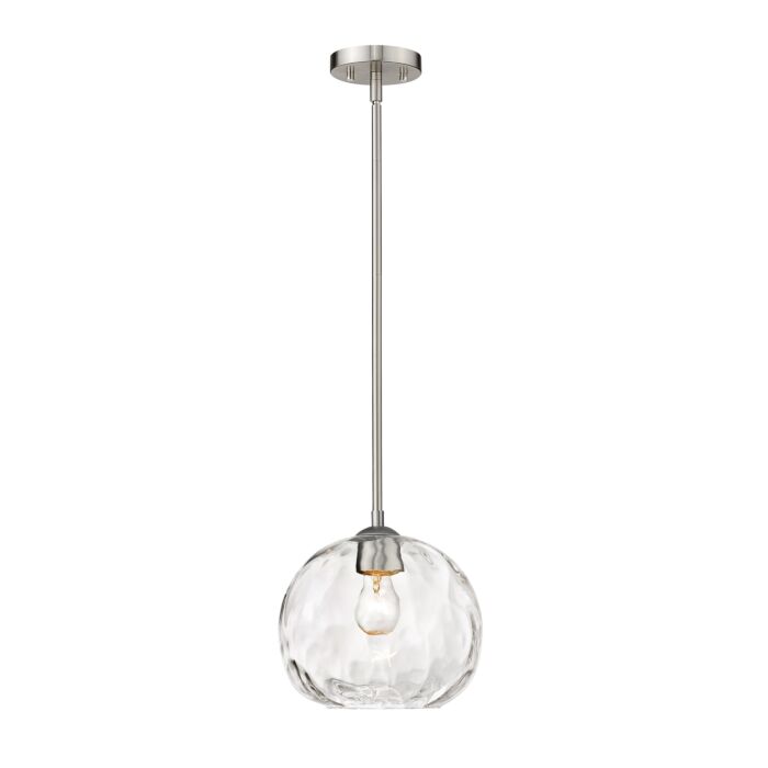 Z Lite Chloe 1 Light Pendant Light In Brushed Nickel