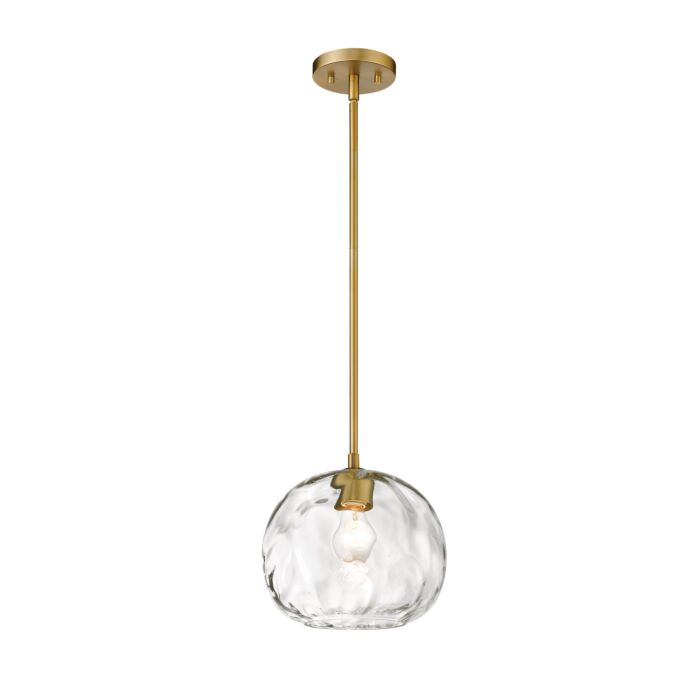 Z Lite Chloe 1 Light Pendant Light In Olde Brass